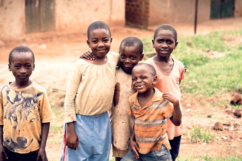 Children in an African community