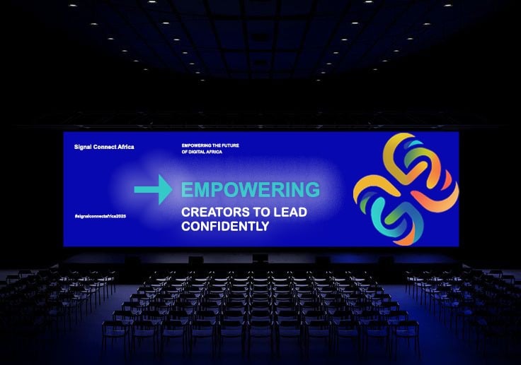 Empowering creators conference stage