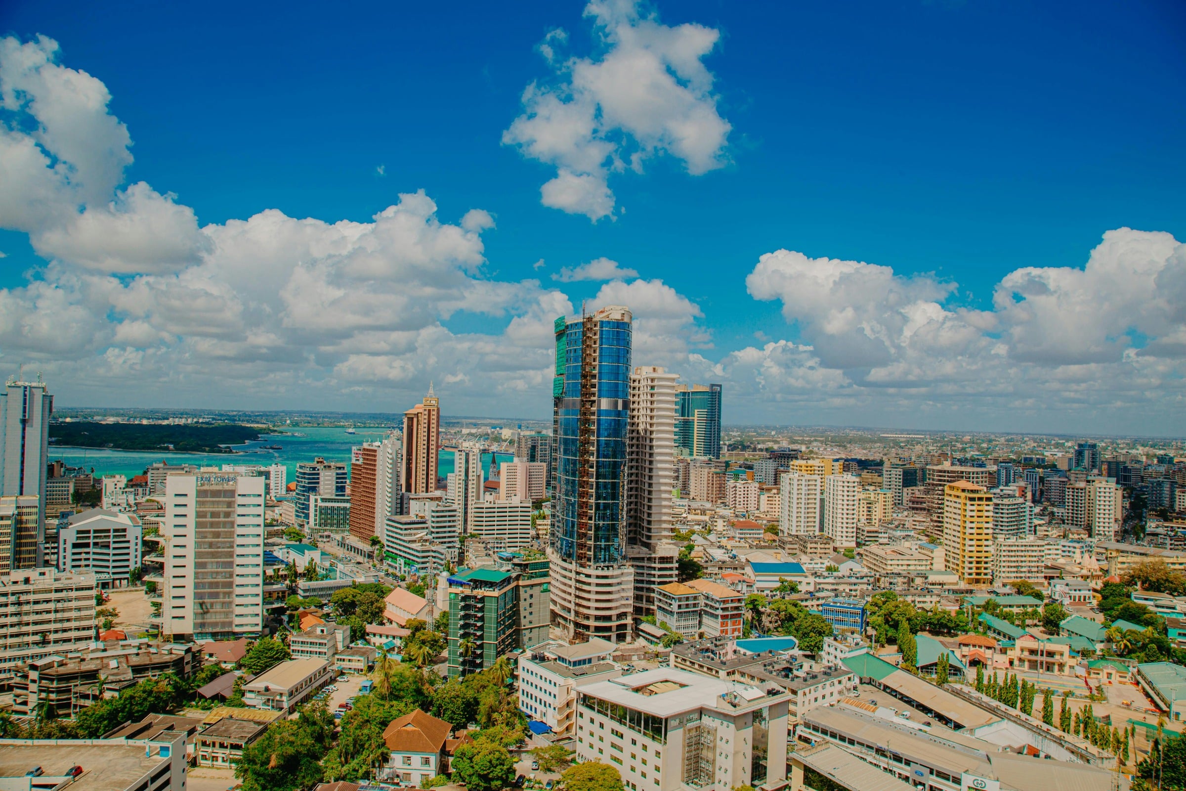 Lagos city skyline