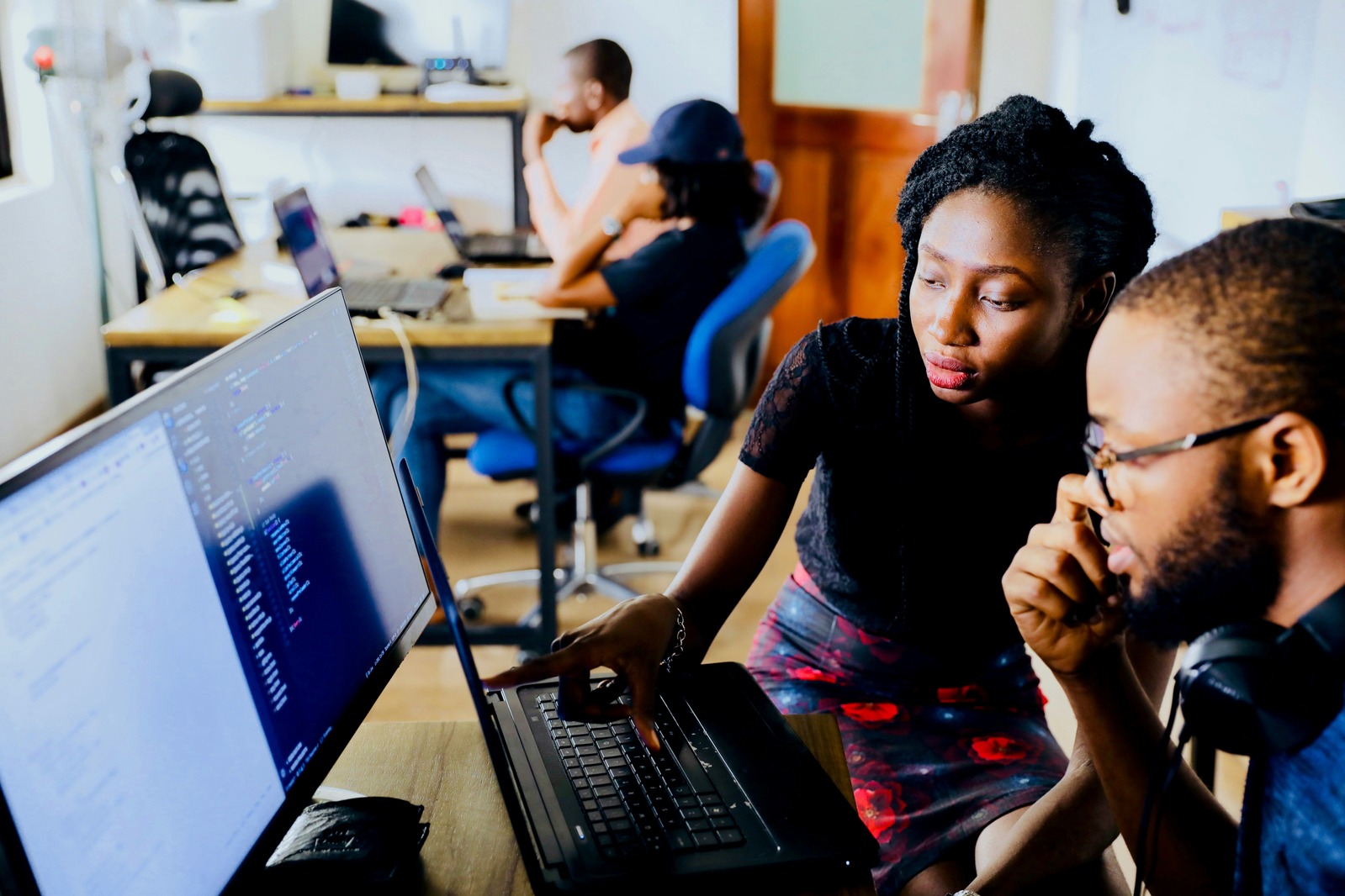 A collaborative digital learning session